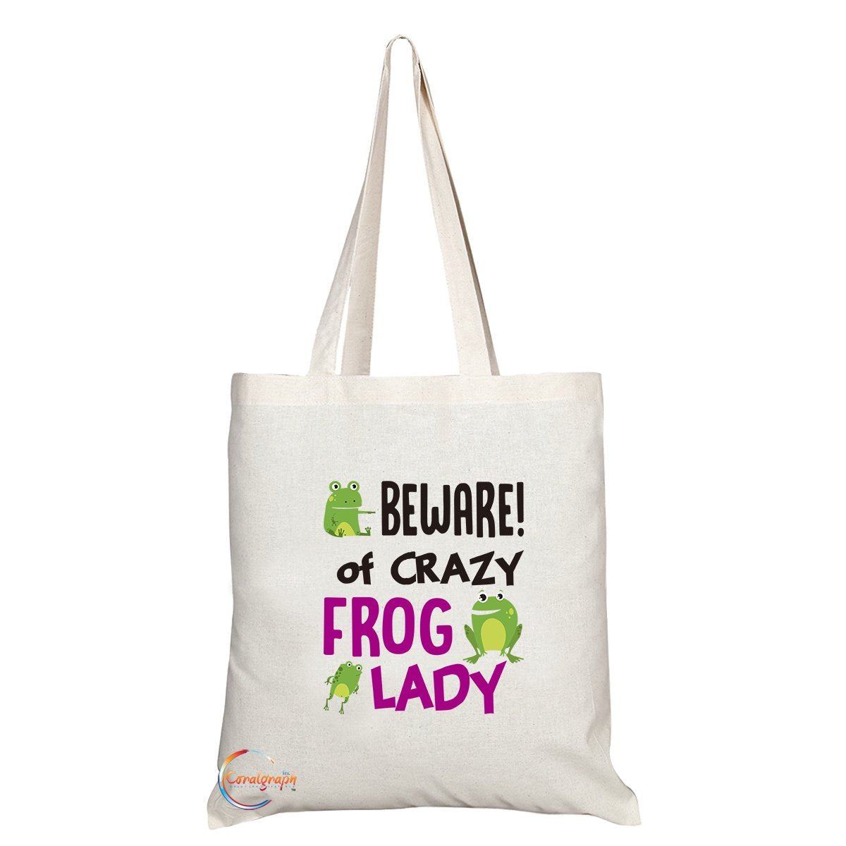 Sottobicchiere In Legno MDF Lucido "Beware Crazy Meerkat" - Regalo Divertente Per Tazze