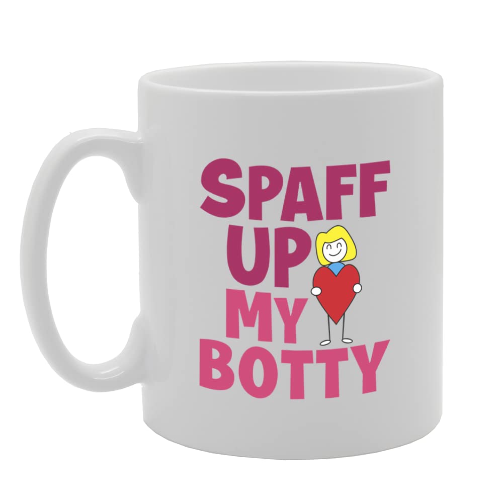 Spaff Up My Booty   Printed Tea Coffee Ceramic  Mg5704 - Funny Printed Coffee Mug - Great Gift Idea