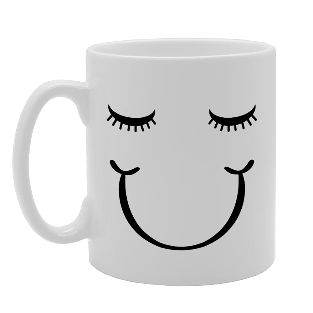 Mrs Smile   Printed Tea Coffee Ceramic  Mg5235 - Funny Printed Coffee Mug - Great Gift Idea