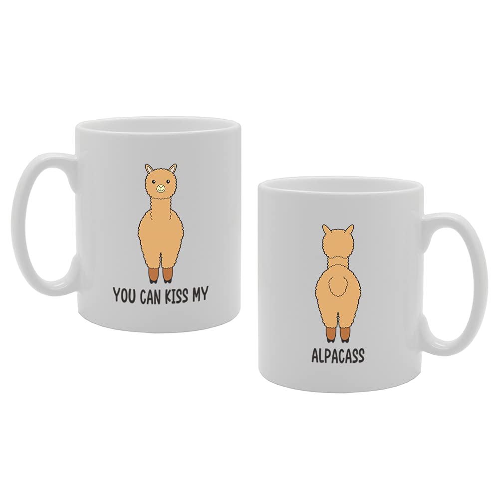You Can Kiss My Alpacass Tea   Printed Tea Coffee Ceramic  Mg5490 - Funny Printed Coffee Mug - Great Gift Idea