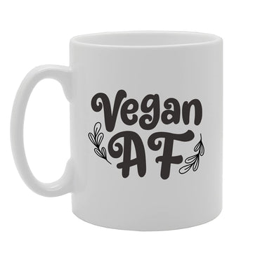 Vegan Af Tea   Printed Tea Coffee Ceramic  Mg5456 - Funny Printed Coffee Mug - Great Gift Idea