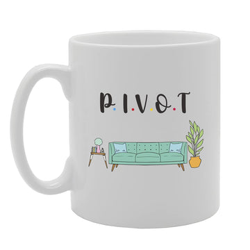 Pivot Tea   Printed Tea Coffee Ceramic  Mg5475 - Funny Printed Coffee Mug - Great Gift Idea