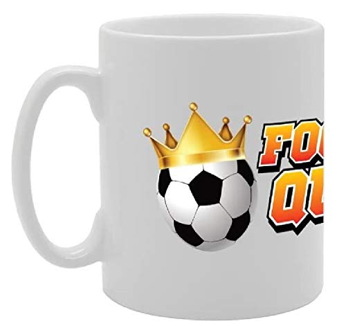 Football Queen   Printed Tea Coffee Ceramic  Mg2883 - Funny Printed Coffee Mug - Great Gift Idea