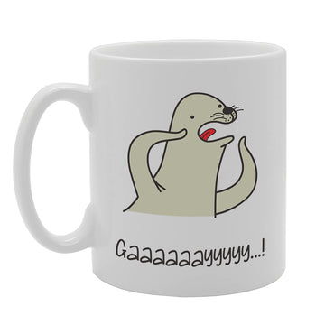 Gaaaaaayyyyy...! Tea   Printed Tea Coffee Ceramic  Mg5371 - Funny Printed Coffee Mug - Great Gift Idea