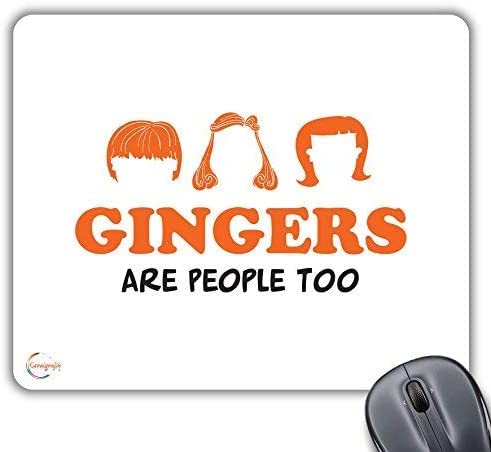 CP340 Gingers are People Too Novelty Gift Printed PC Laptop Computer Mouse Mat Pad