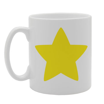 Yellow Bright Star Image Design   Print Tea Coffee Ceramic  Mg1606 - Funny Printed Coffee Mug - Great Gift Idea