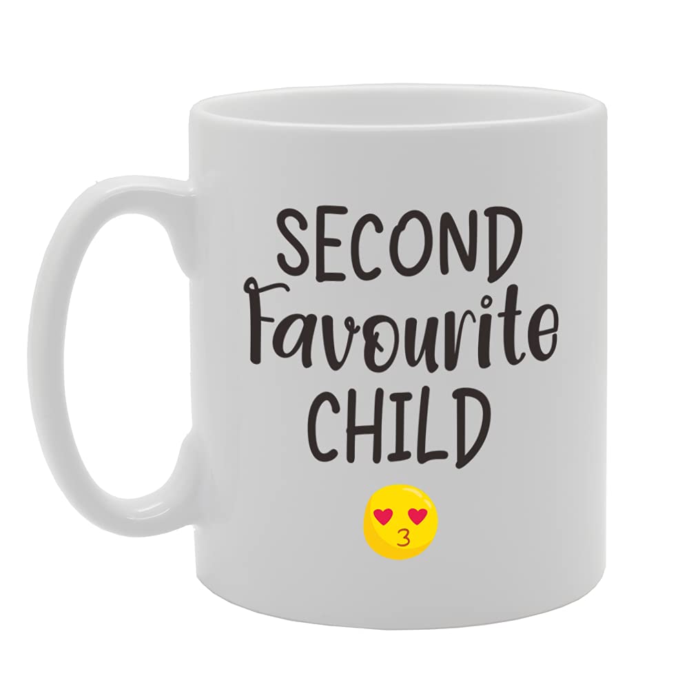Second Favourite Child   Printed Tea Coffee Ceramic  Mg5158 - Funny Printed Coffee Mug - Great Gift Idea