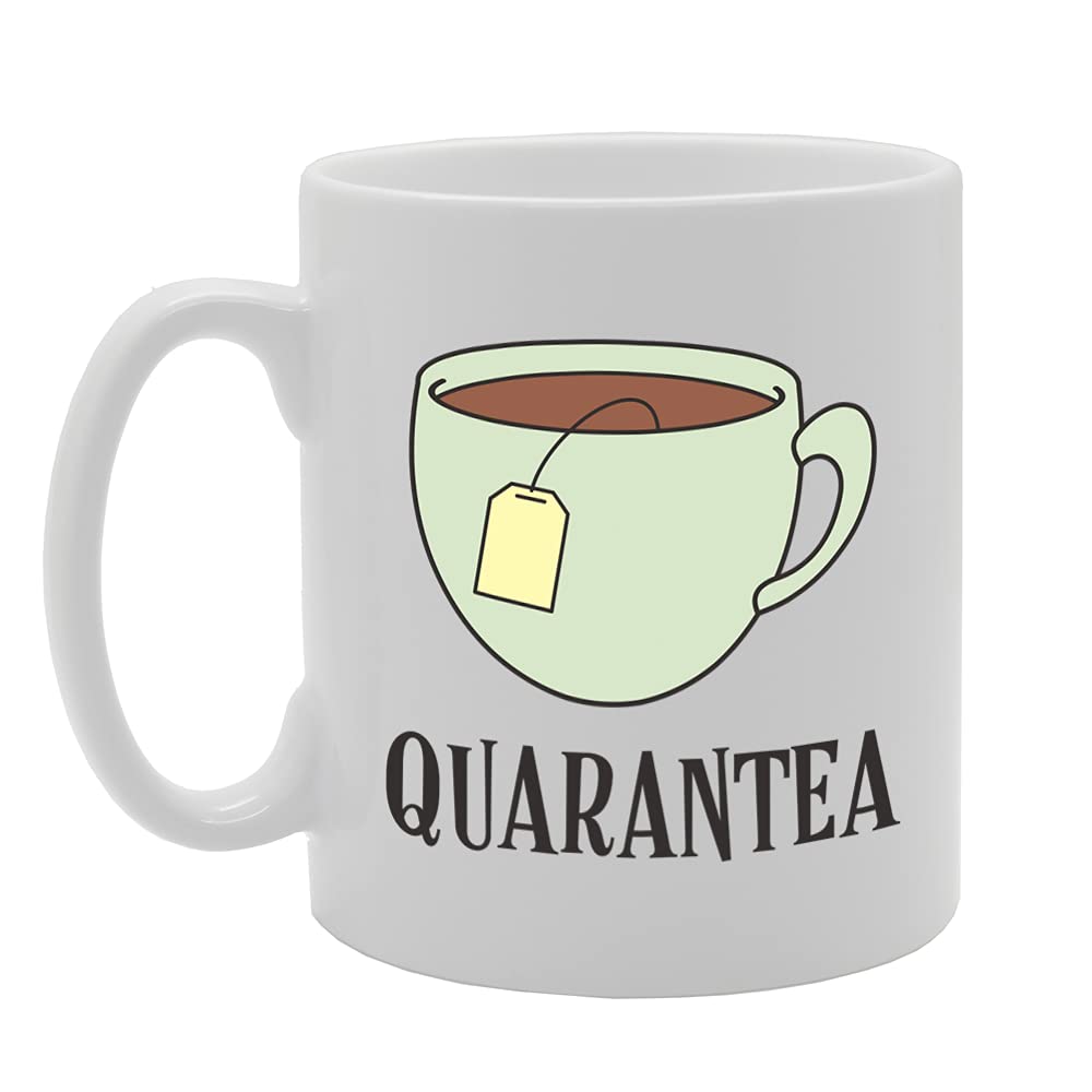 Quarantea Tea   Printed Tea Coffee Ceramic  Mg5307 - Funny Printed Coffee Mug - Great Gift Idea
