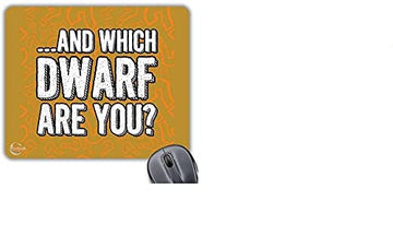 CP349 and WHICH Dwarf are You? Novelty Gift Printed PC Laptop Computer Mouse Mat Pad