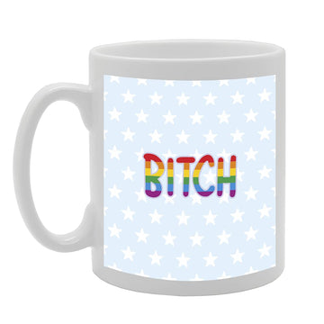 B**Ch Tea   Printed Tea Coffee Ceramic  Mg5353 - Funny Printed Coffee Mug - Great Gift Idea