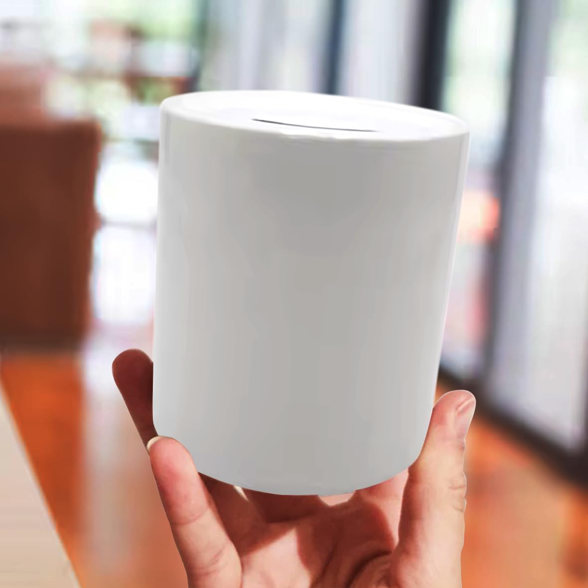 BS029 I NEED A NEW GAME SO GIVE ME YOUR MONEY Novelty Gift Printed Ceramic Piggy Bank Money Saving Box