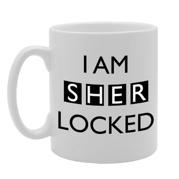 I Am Sherlocked   Printed Tea Coffee Ceramic  Mg733 - Funny Printed Coffee Mug - Great Gift Idea
