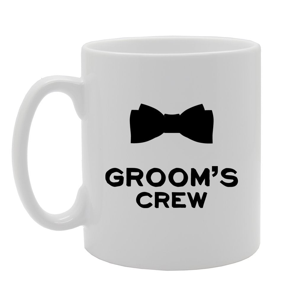 Grooms Crew   Printed Tea Coffee Ceramic  Mg2368 - Funny Printed Coffee Mug - Great Gift Idea