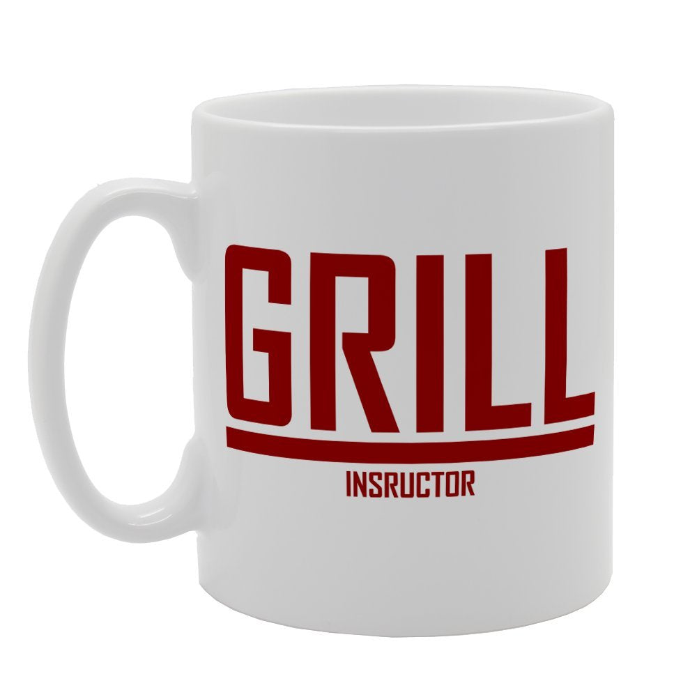 Grill Instructor   Printed Tea Coffee Ceramic  Mg1993 - Funny Printed Coffee Mug - Great Gift Idea