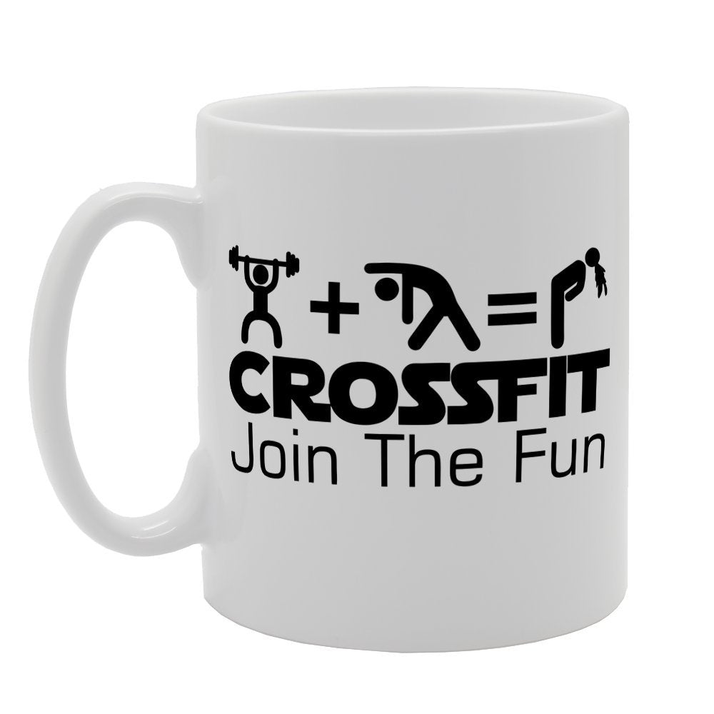 Crossfit Join The Fun   Printed Tea Coffee Ceramic  Mg1440 - Funny Printed Coffee Mug - Great Gift Idea