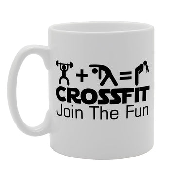 Crossfit Join The Fun   Printed Tea Coffee Ceramic  Mg1440 - Funny Printed Coffee Mug - Great Gift Idea