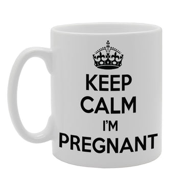 Keep Calm I'M Pregnant   Printed Tea Coffee Ceramic  Mg570 - Funny Printed Coffee Mug - Great Gift Idea