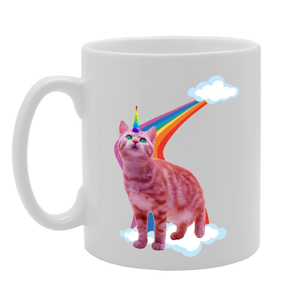 Beautiful Caticorn   Printed Tea Coffee Ceramic  Mg2894 - Funny Printed Coffee Mug - Great Gift Idea
