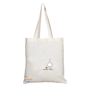 TB1366 I Hate Monday Tea Novelty Present Gift Printed Eco-Friendly Stylish Long Handled Tote Shoulder Bag