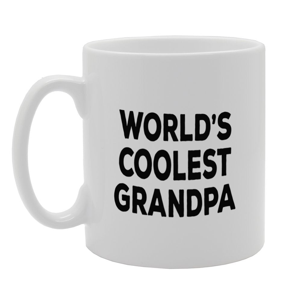 World'S Coolest Grandpa   Printed Tea Coffee Ceramic  Mg1359 - Funny Printed Coffee Mug - Great Gift Idea