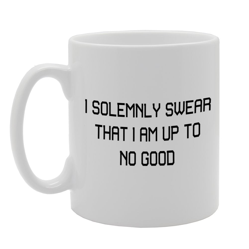 I Solemnly Swear That I Am Up To No Good   Printed Tea Coffee Ceramic  Mg848 - Funny Printed Coffee Mug - Great Gift Idea