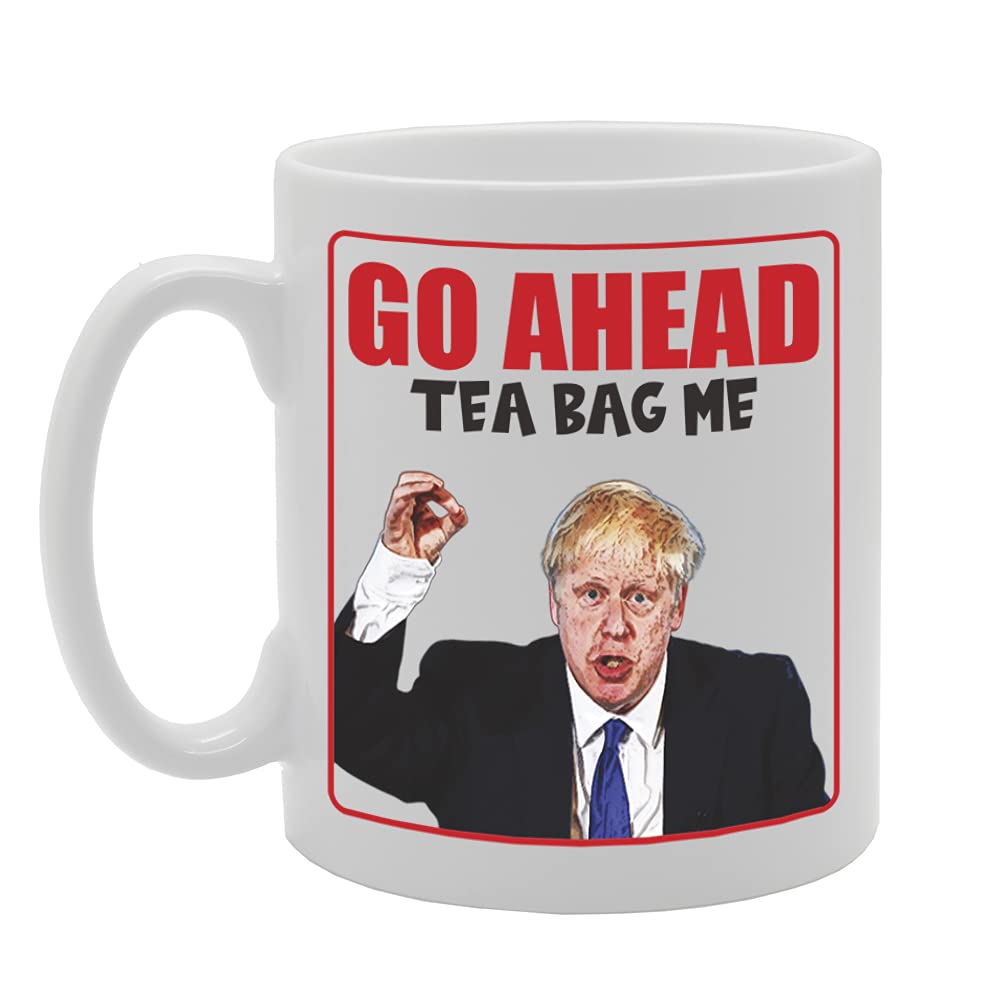 Go Ahead Tea Bag Me Tea   Printed Tea Coffee Ceramic  Mg5480 - Funny Printed Coffee Mug - Great Gift Idea