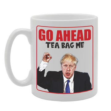 Go Ahead Tea Bag Me Tea   Printed Tea Coffee Ceramic  Mg5480 - Funny Printed Coffee Mug - Great Gift Idea