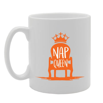 Nap Queen   Printed Tea Coffee Ceramic  Mg3442 - Funny Printed Coffee Mug - Great Gift Idea