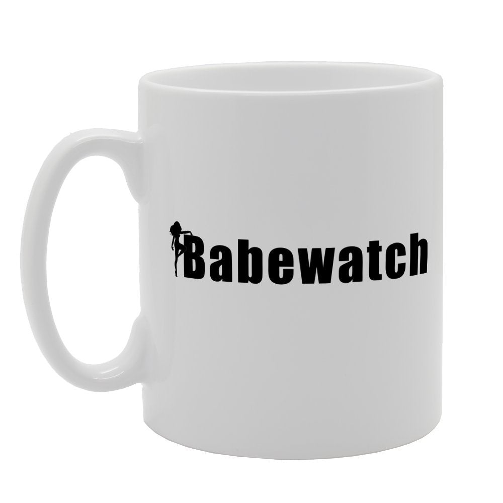 Babe Watch   Printed Tea Coffee Ceramic  Mg1246 - Funny Printed Coffee Mug - Great Gift Idea