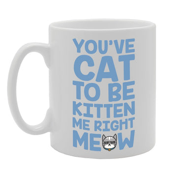 You Have Cat To Be Kitten Me Right Meow   Printed Tea Coffee Ceramic  Mg2895 - Funny Printed Coffee Mug - Great Gift Idea