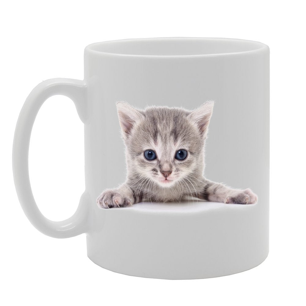 Beautiful Cat Kitten Image   Printed Tea Coffee Ceramic  Mg4324 - Funny Printed Coffee Mug - Great Gift Idea