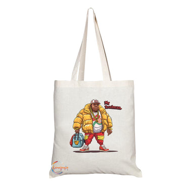 TB1796 Mr Roadman Tote Bag - Urban Style for Streetwise Youth, Trendsetters, and Street Enthusiasts - Durable, Stylish, Long Handled, Reusable