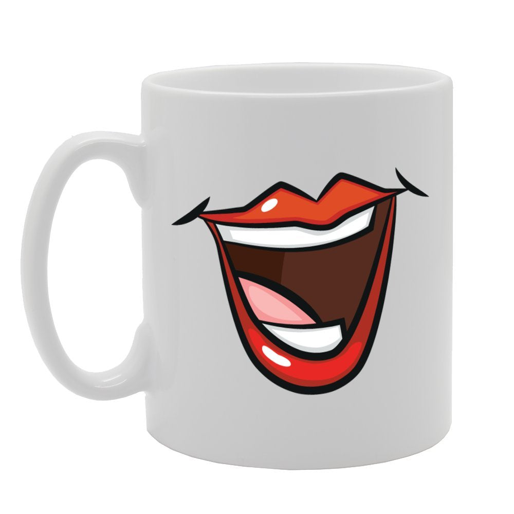 Beautiful Smile   Printed Tea Coffee Ceramic  Mg2101 - Funny Printed Coffee Mug - Great Gift Idea