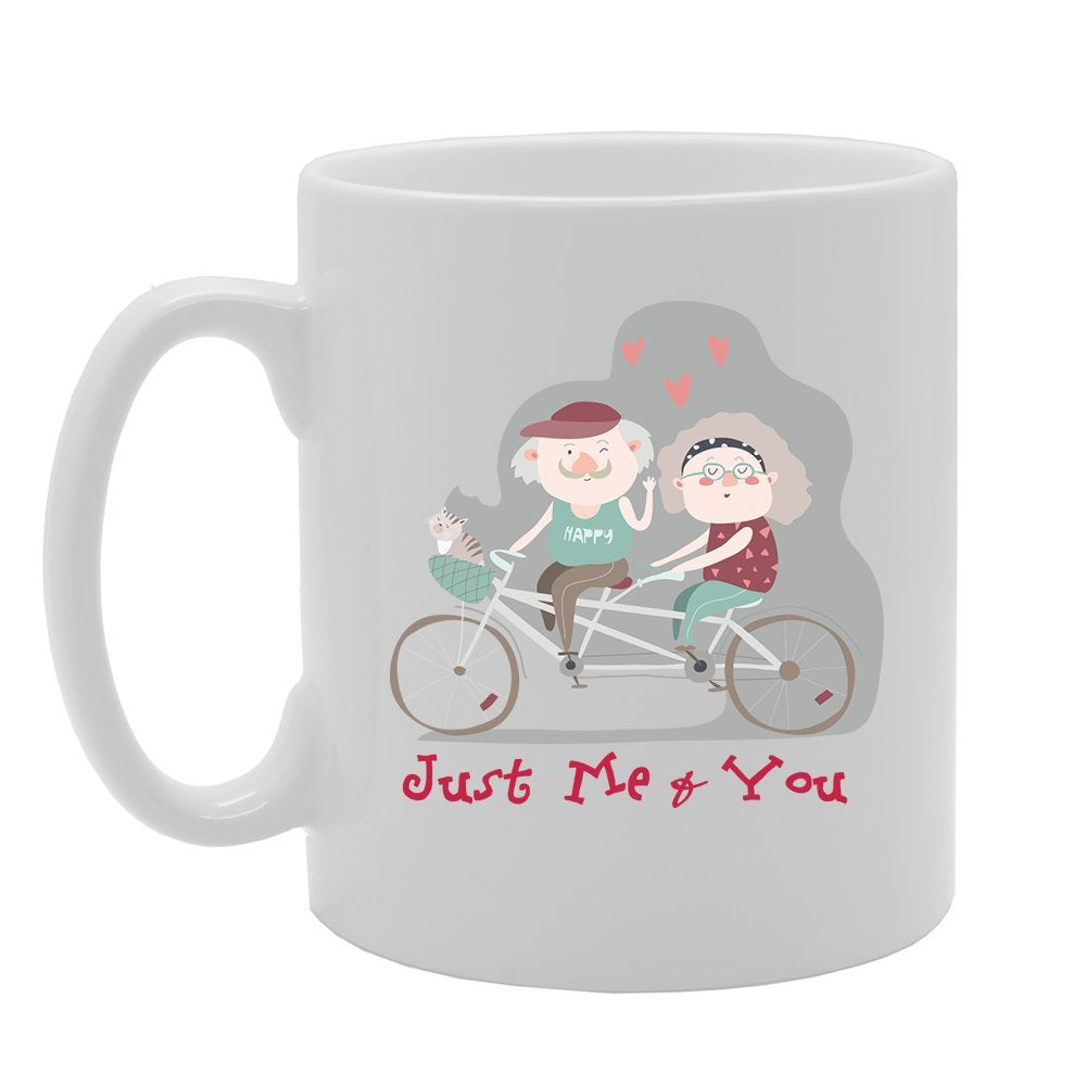 Just Me & You   Printed Tea Coffee Ceramic  Mg2712 - Funny Printed Coffee Mug - Great Gift Idea
