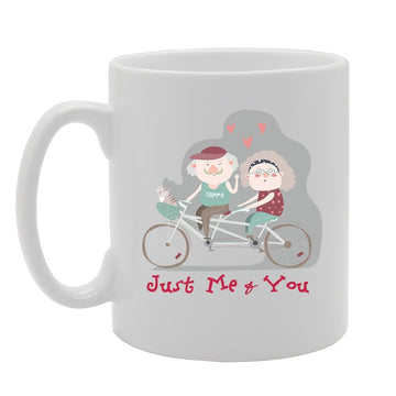 Just Me & You   Printed Tea Coffee Ceramic  Mg2712 - Funny Printed Coffee Mug - Great Gift Idea