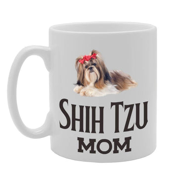 Shih Tzu Mom   Printed Tea Coffee Ceramic  Mg4580 - Funny Printed Coffee Mug - Great Gift Idea