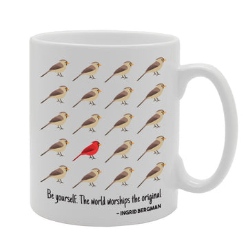 Be Yourself. The World Worships The Original.   Printed Tea Coffee Ceramic  Mg2195 - Funny Printed Coffee Mug - Great Gift Idea