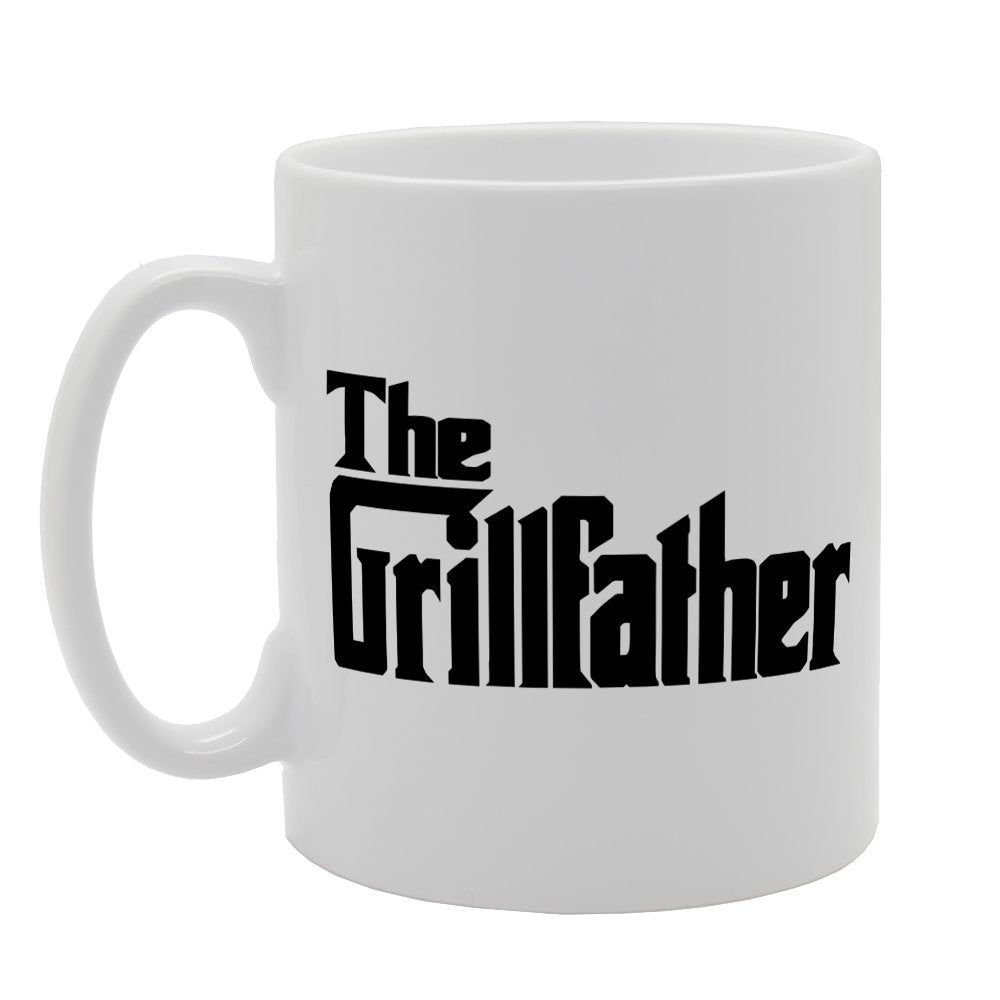 The Grillfather Funny Joke   Printed Tea Coffee Ceramic  Mg2050 - Funny Printed Coffee Mug - Great Gift Idea