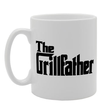 The Grillfather Funny Joke   Printed Tea Coffee Ceramic  Mg2050 - Funny Printed Coffee Mug - Great Gift Idea