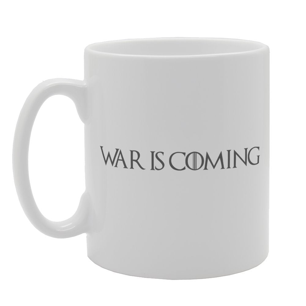War Is Coming   Printed Tea Coffee Ceramic  Mg2019 - Funny Printed Coffee Mug - Great Gift Idea