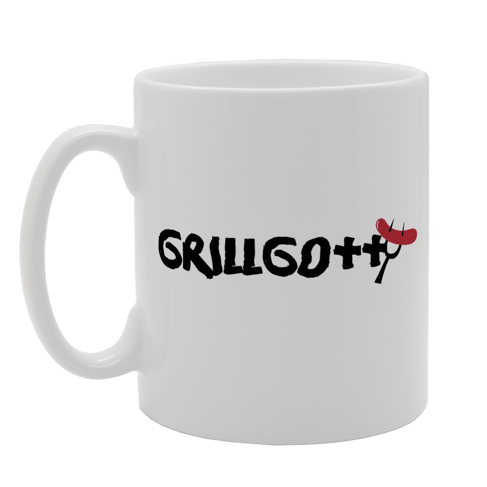 Grillgott Fun Joke   Printed Tea Coffee Ceramic  Mg1995 - Funny Printed Coffee Mug - Great Gift Idea