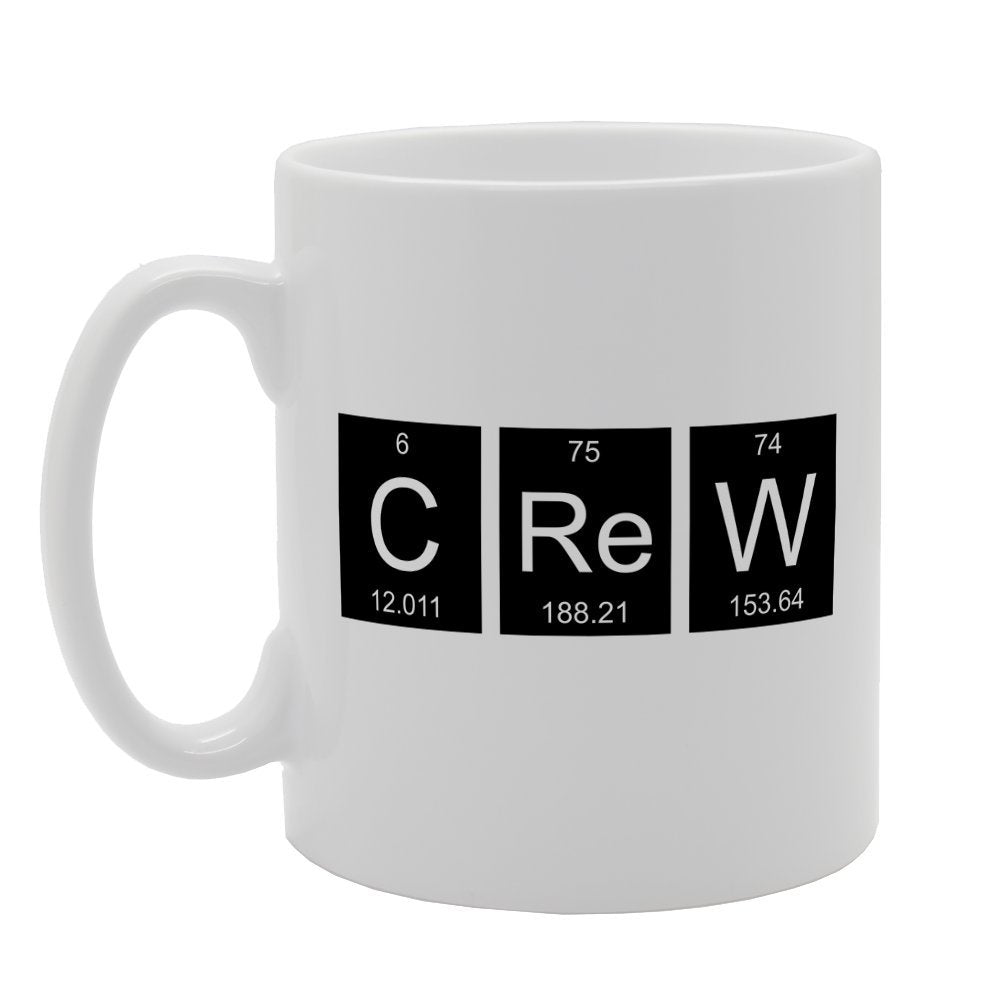 Crew C Re W   Printed Tea Coffee Ceramic  Mg2481 - Funny Printed Coffee Mug - Great Gift Idea