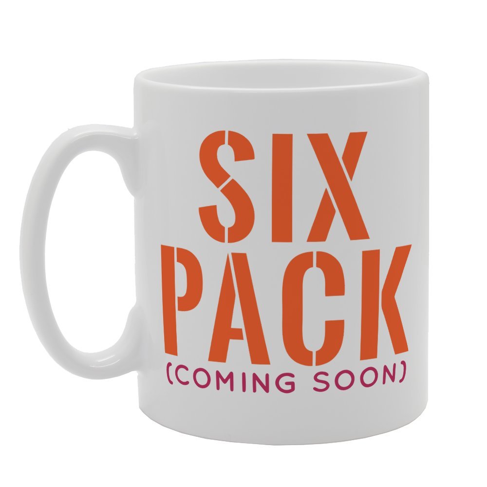 Six Pack Coming Soon Fun Joke   Printed Tea Coffee Ceramic  Mg1629 - Funny Printed Coffee Mug - Great Gift Idea