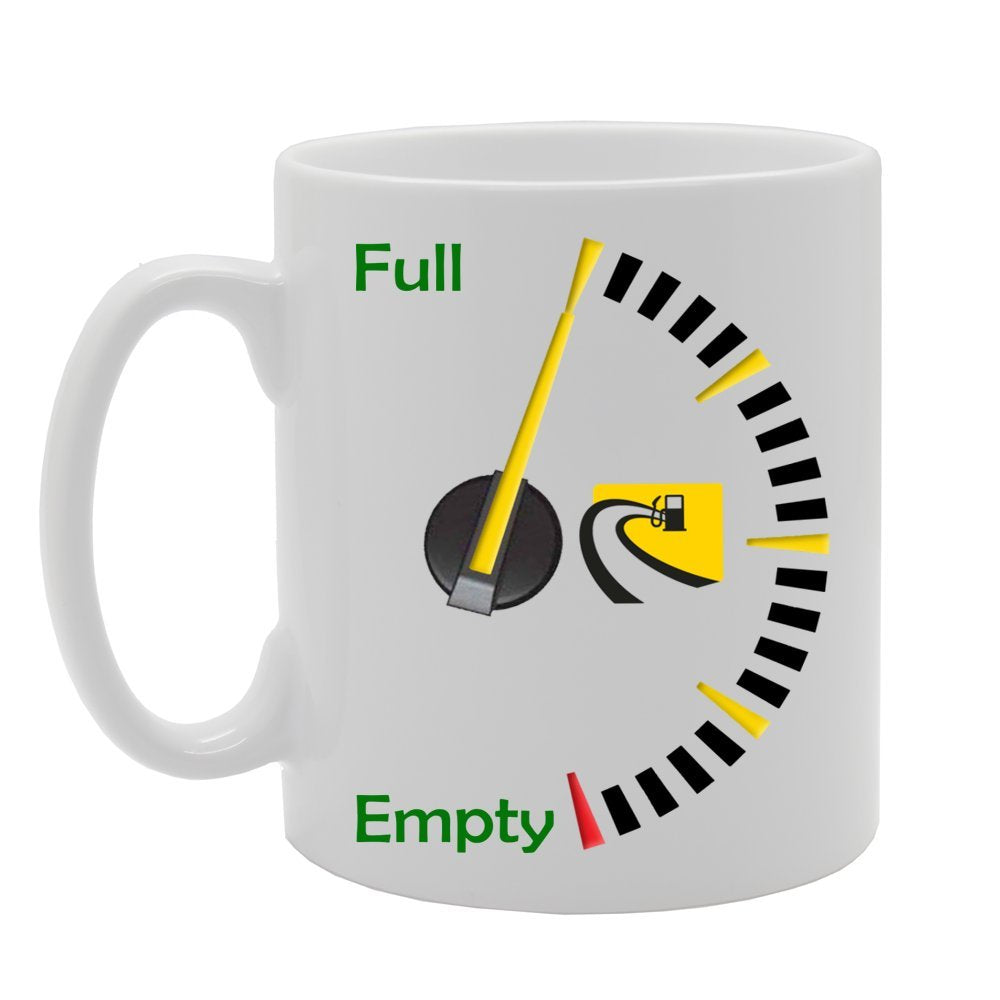 Fuel Indicator   Printed Tea Coffee Ceramic  Mg1105 - Funny Printed Coffee Mug - Great Gift Idea