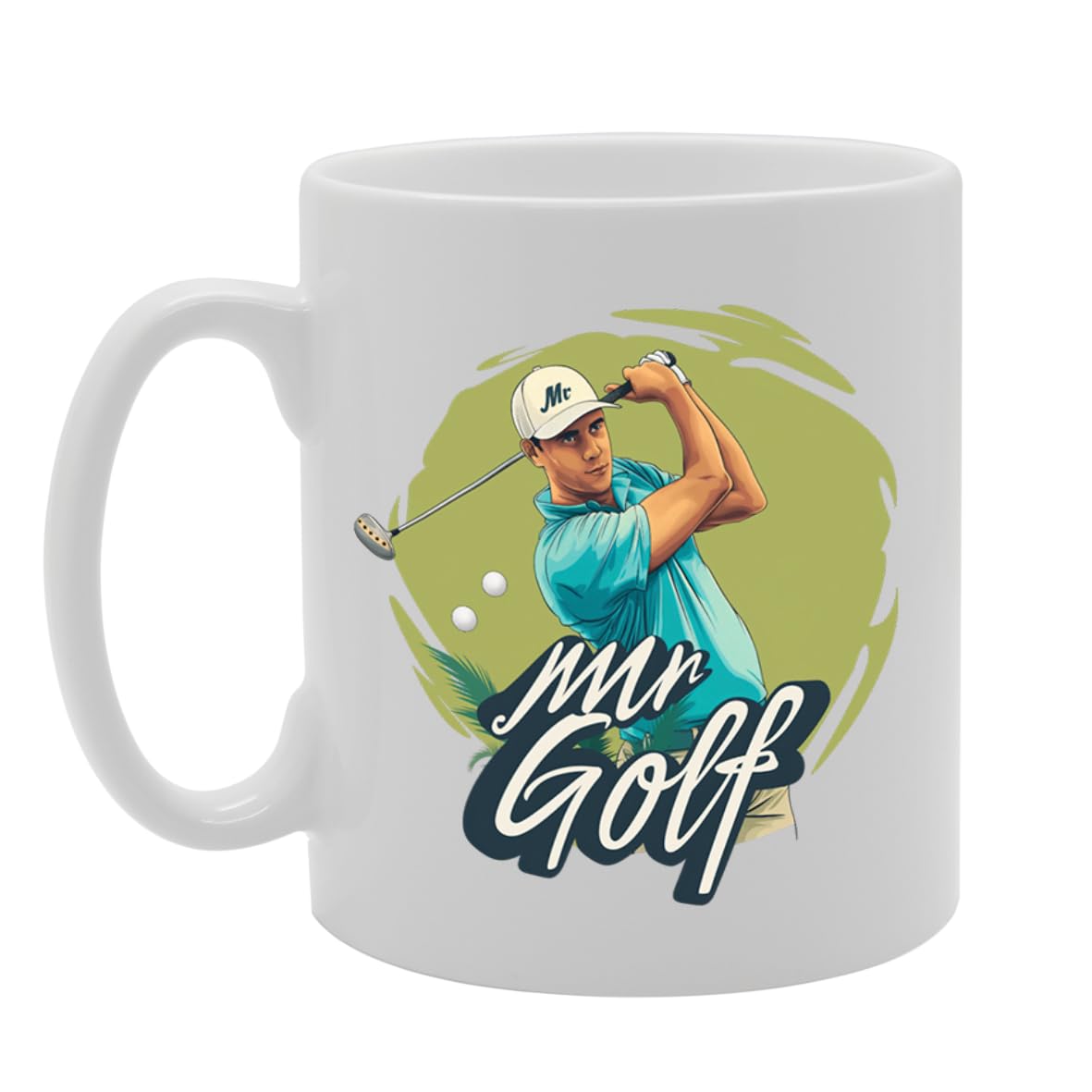 Mr Golf  - Ideal For Golfers And Sports Enthusiasts, 11Oz Ceramic Coffee  For Golf Fans And Club Members Mg5989 - Funny Printed Coffee Mug - Great Gift Idea