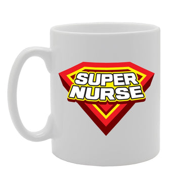 Super Nurse Superhero   Printed Tea Coffee Ceramic  Mg1715 - Funny Printed Coffee Mug - Great Gift Idea