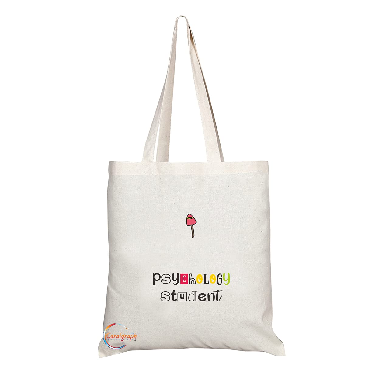 TB1460 Psycology Student Novelty Present Gift Printed Eco-Friendly Stylish Long Handled Tote Shoulder Bag