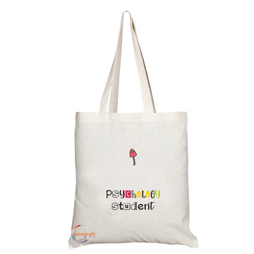 TB1460 Psycology Student Novelty Present Gift Printed Eco-Friendly Stylish Long Handled Tote Shoulder Bag