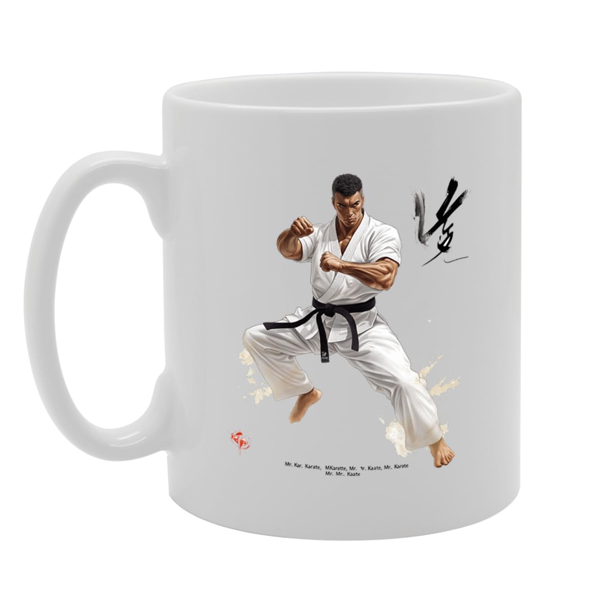 11Oz Ceramic  Featuring Popular Sports Designs From Around The World – Ideal For Sports Fans And Enthusiasts (Karate Mg6564) - Funny Printed Coffee Mug - Great Gift Idea