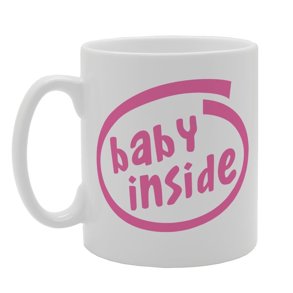 Baby Inside   Printed Tea Coffee Ceramic  Mg1247 - Funny Printed Coffee Mug - Great Gift Idea